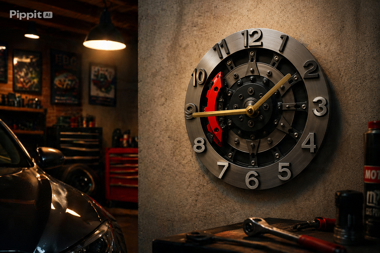 Reloj de Pared Disco de Freno
